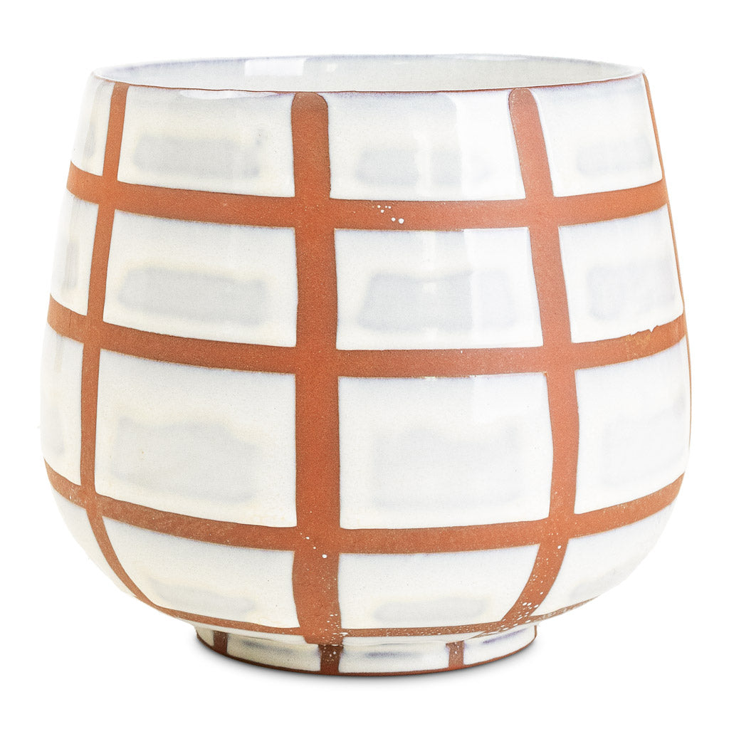 Moda Pot Moon Lattice - 18x15cm