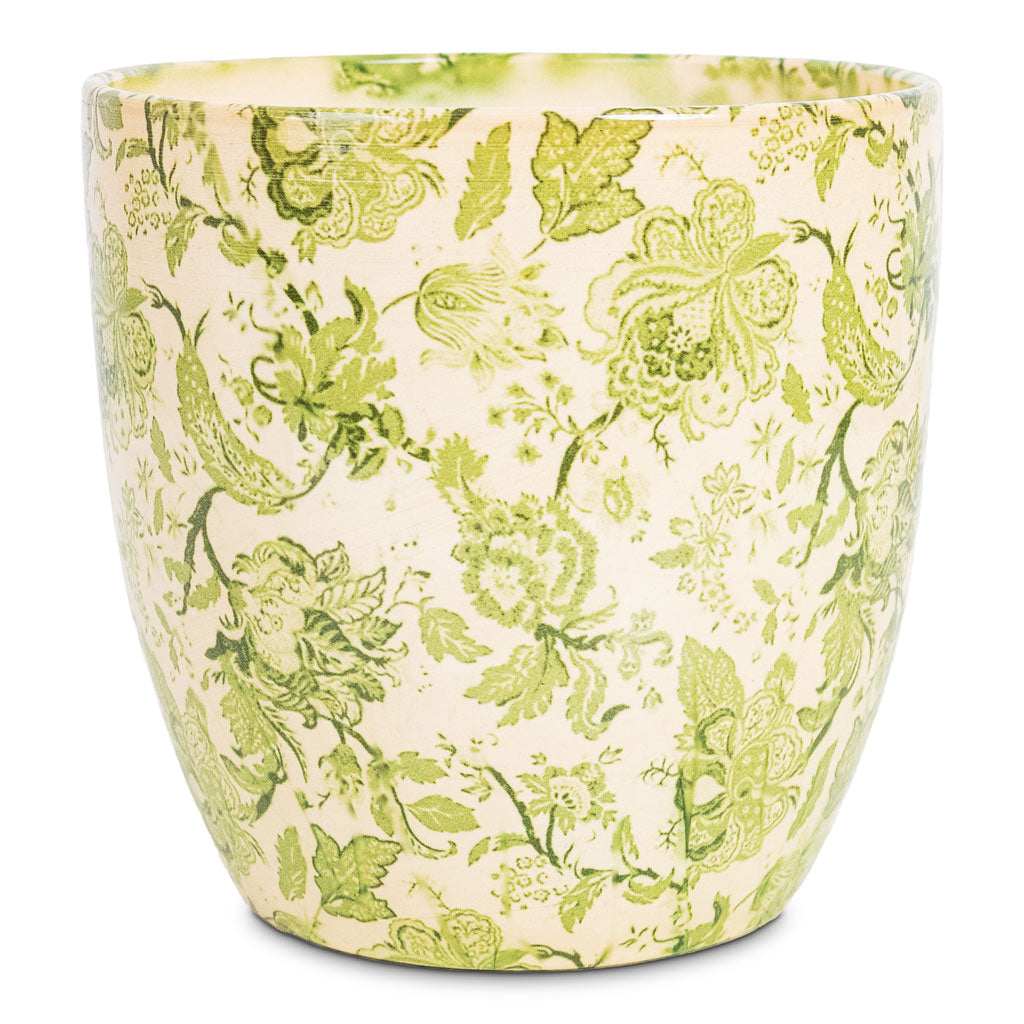 Monza Pot Vintage Green 15x14cm