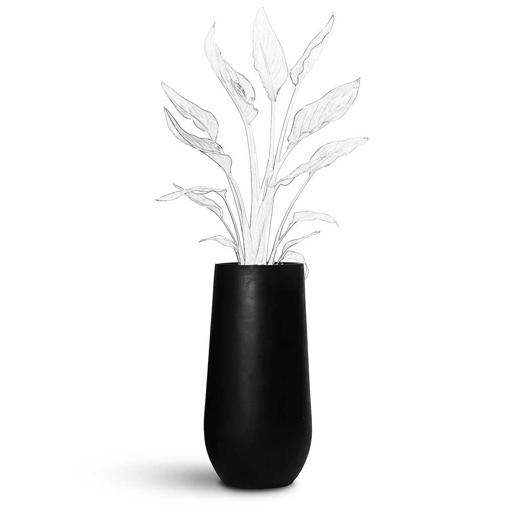 Nax Natural Tall Planter - Large Plant Display