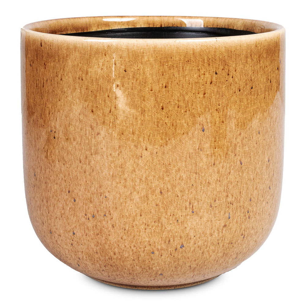 Nine Plant Pot - Caramel - Quality Plant Pots | Hortology - HORTOLOGY