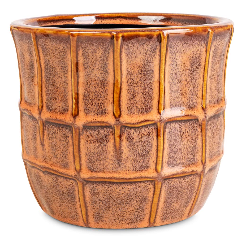 Noemi Pot Copper Coral - 15x13cm