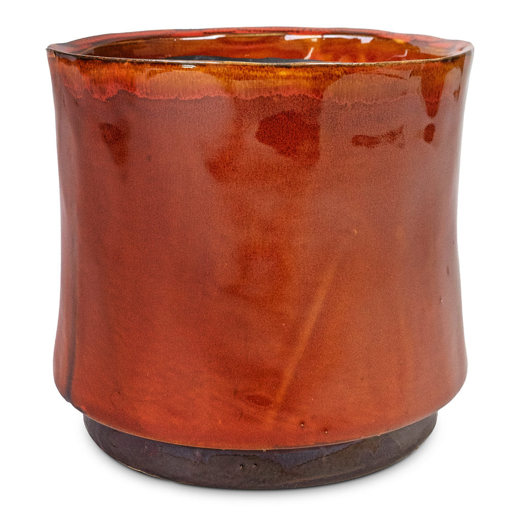 Nolan Plant Pot Red - 14x12cm