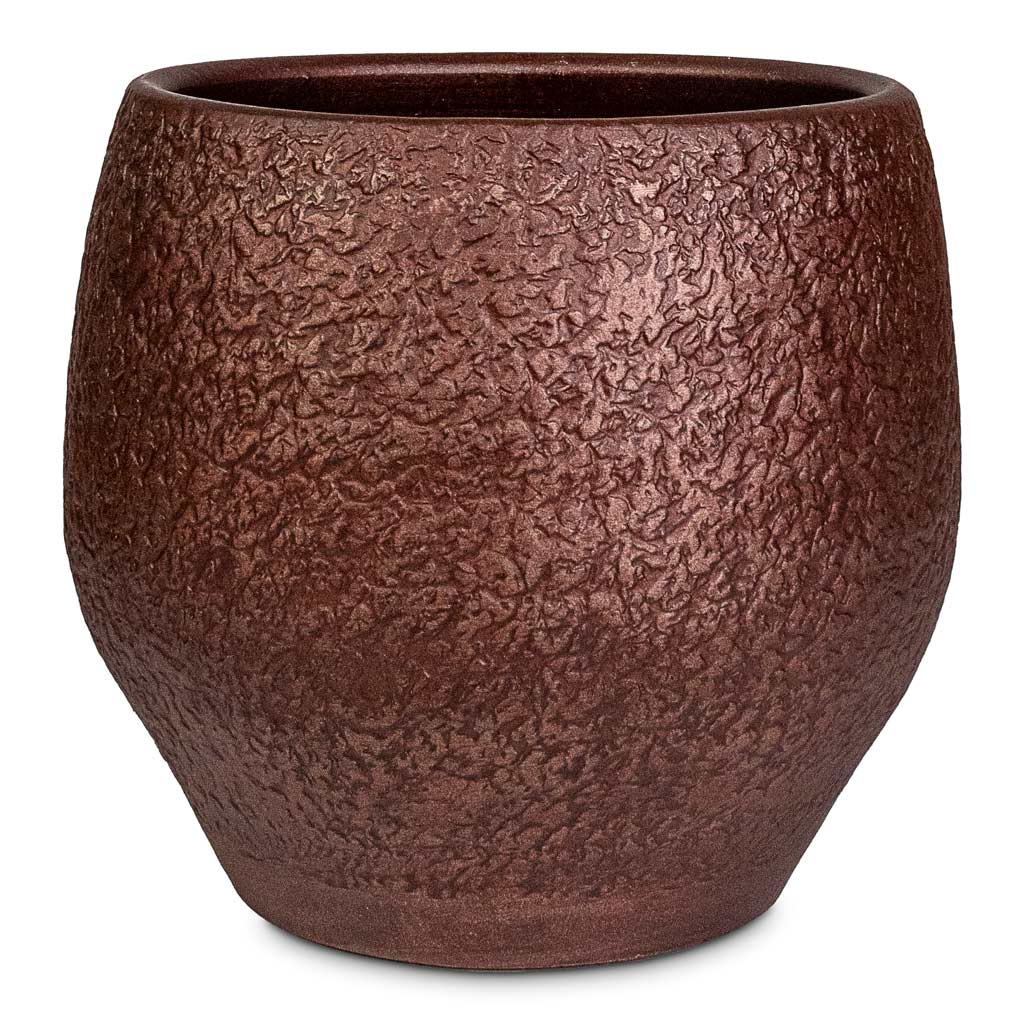 Noor Pot Velvet Brown - 23x20cm