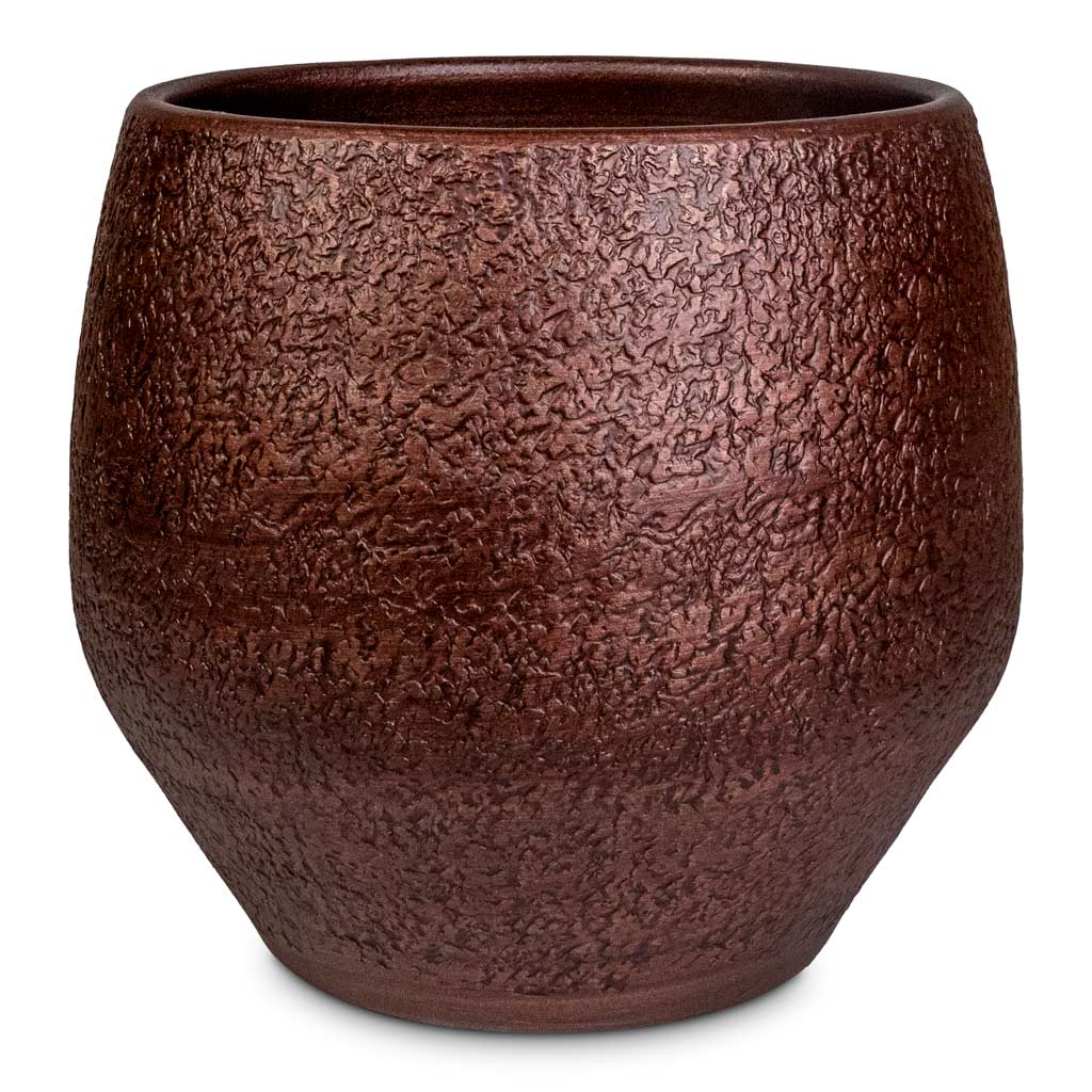 Noor Pot Velvet Brown - 32x30cm