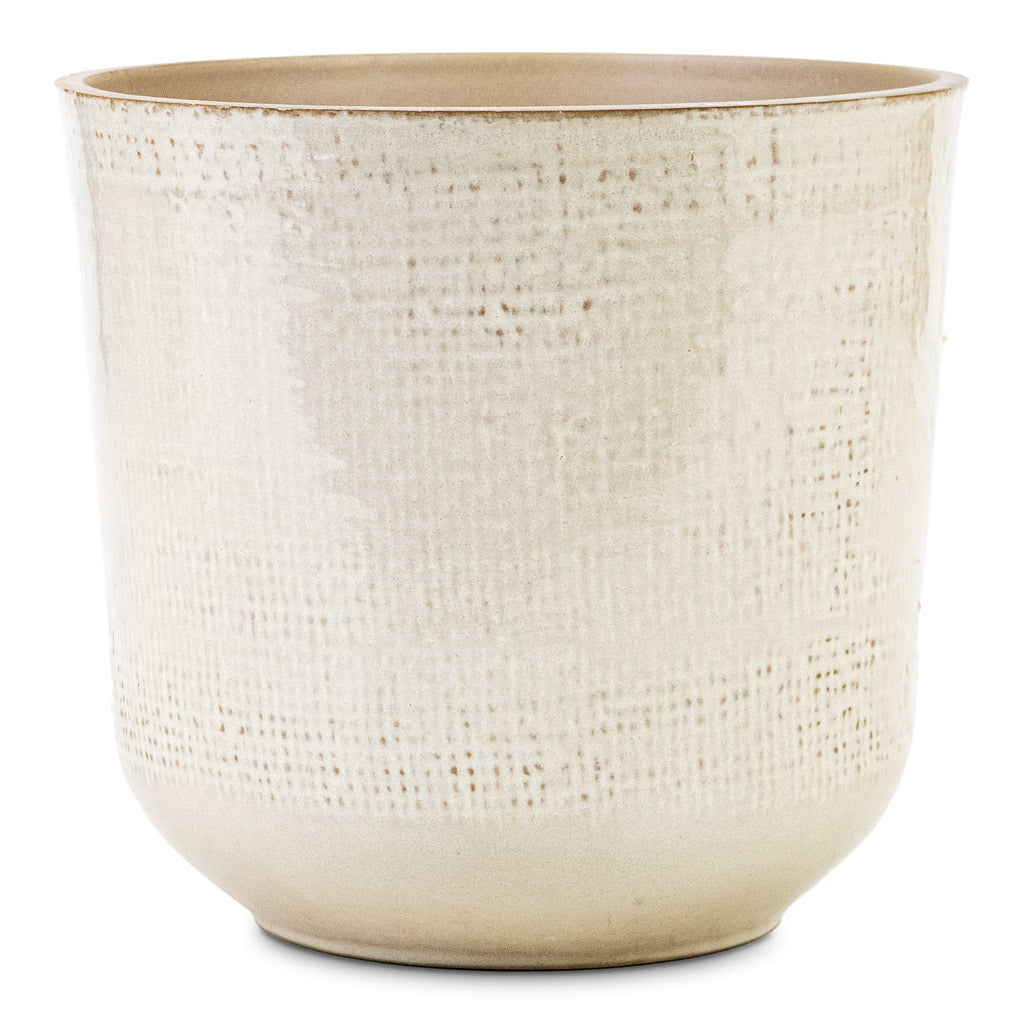 Nouri Pot Ivory 17x16cm