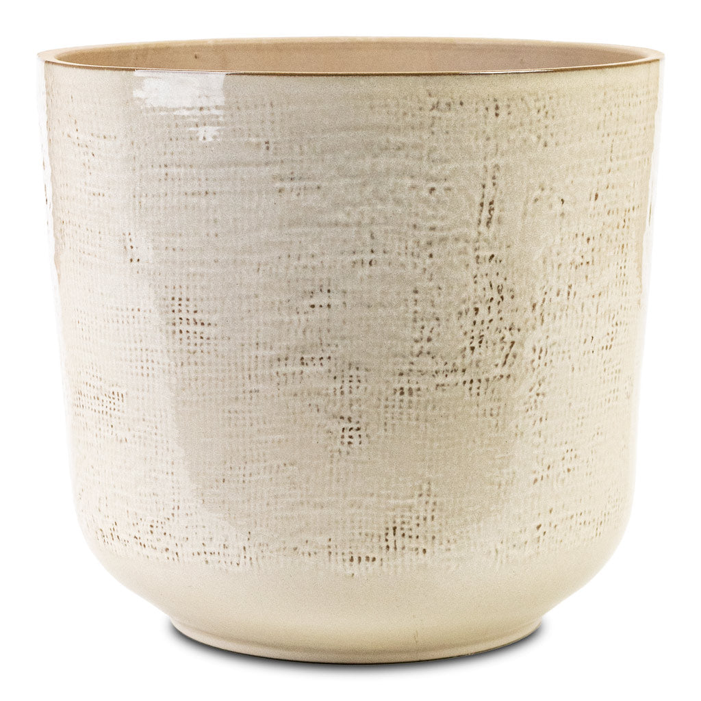 Nouri Pot Ivory 25x24cm