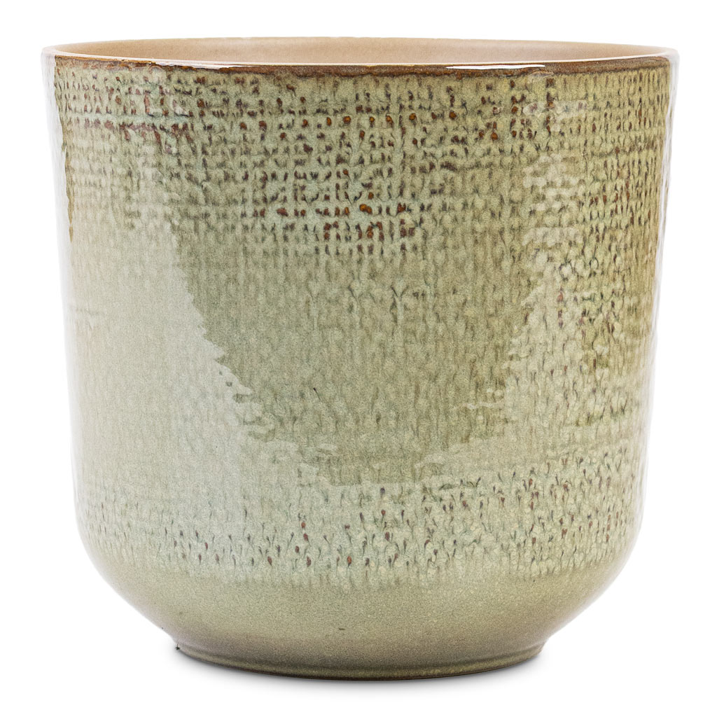 Nouri Pot Moss Green 17x16cm