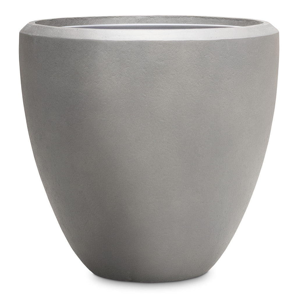 Nucast Couple Egg Planter Elephant Grey 50x50cm