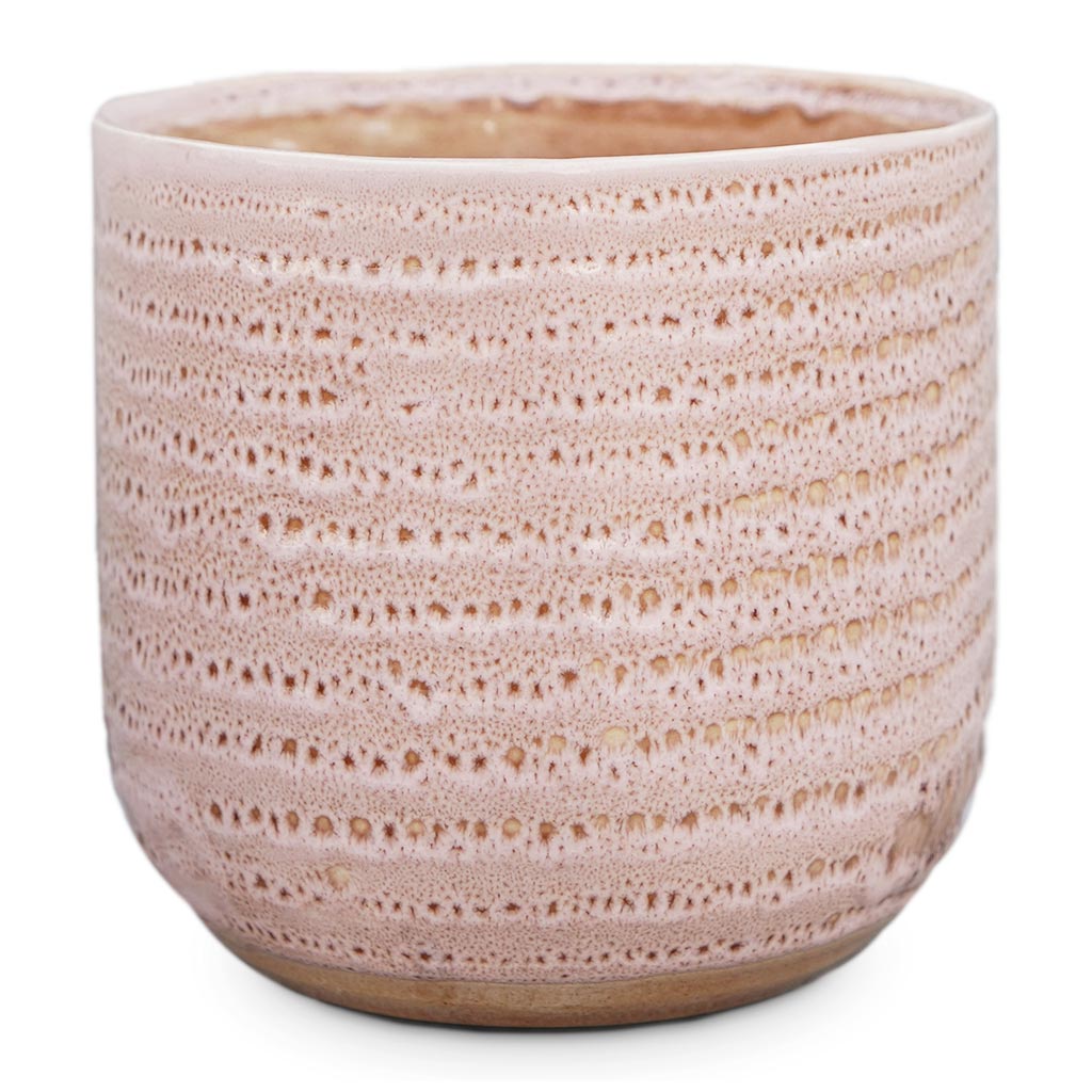 Ocean Glaze Plant Pot - Morganite - 18 x 18cm