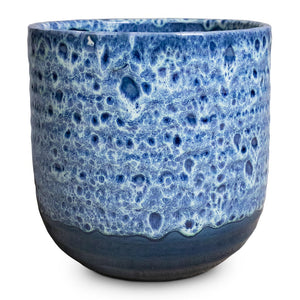 Ocean Glaze Plant Pot - Sapphire Medium