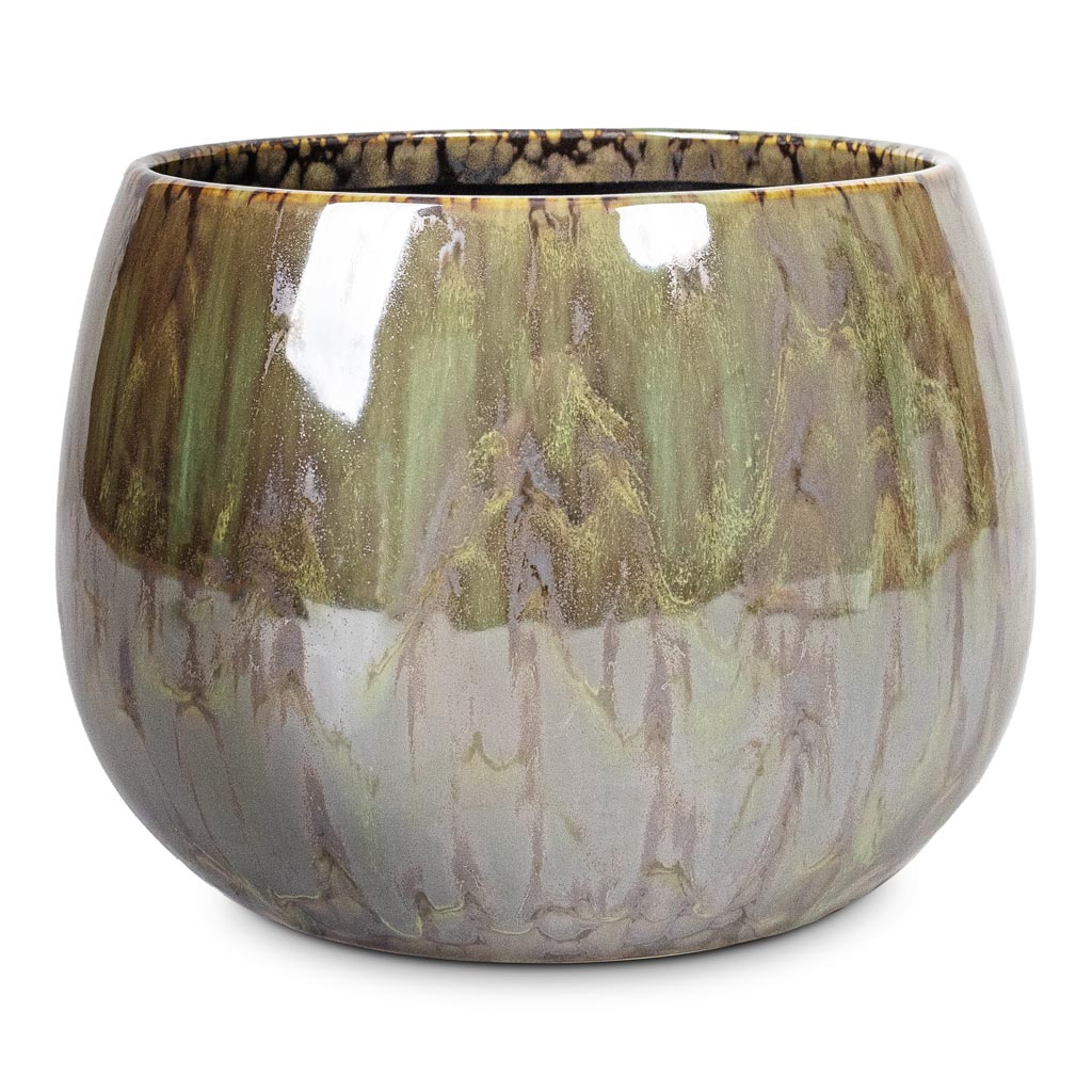 Odile Plant Pot Green - 19x14cm