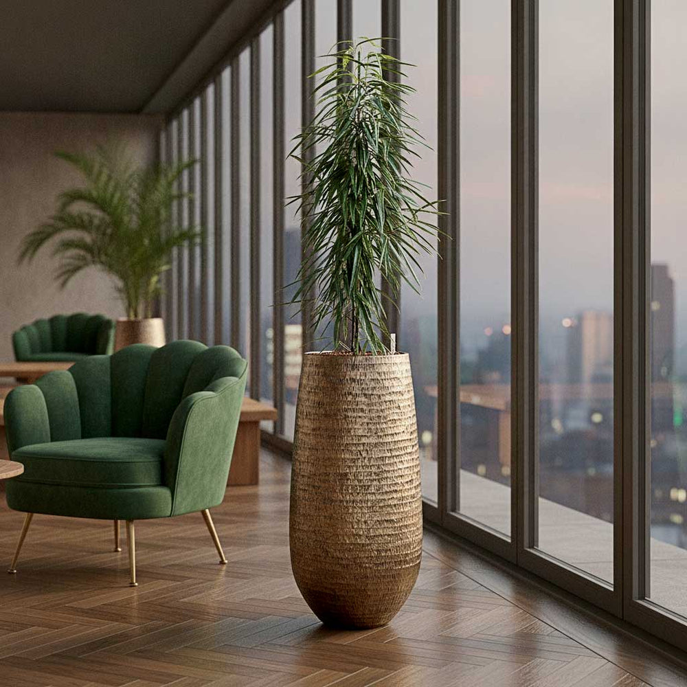 Opus Hammered Tall Darcy Gold 35x75cm