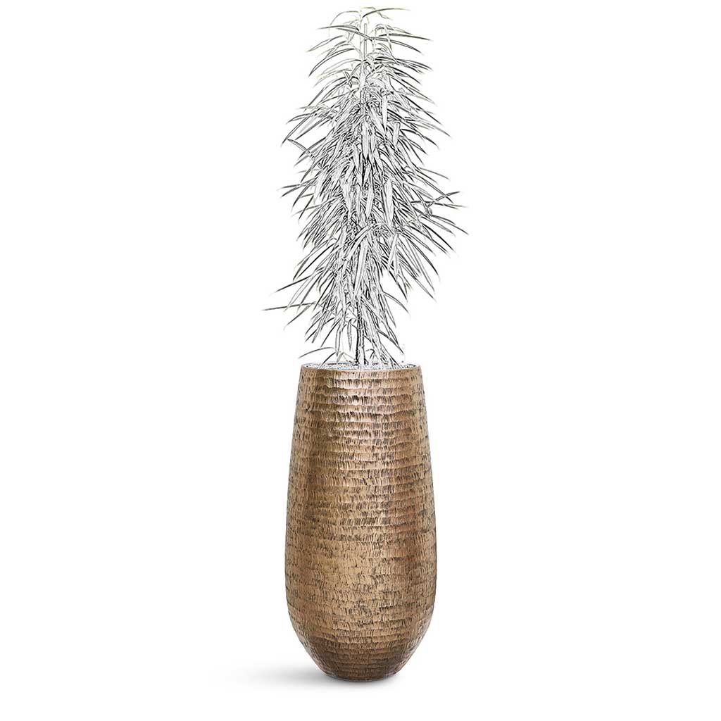 Opus Hammered Tall Darcy Planter - Large Plant Display