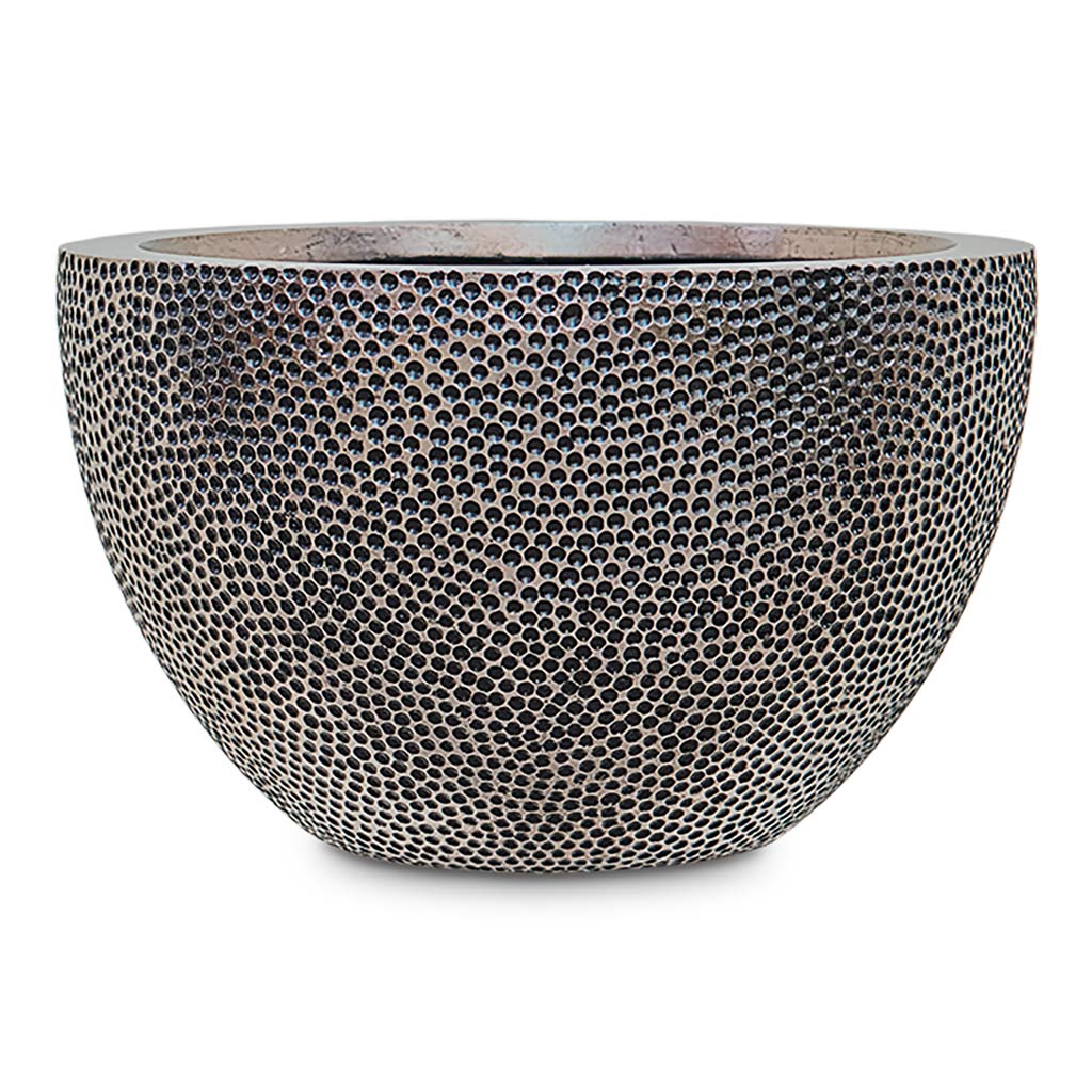 Opus Hit Bowl Planter Silver 45x27cm