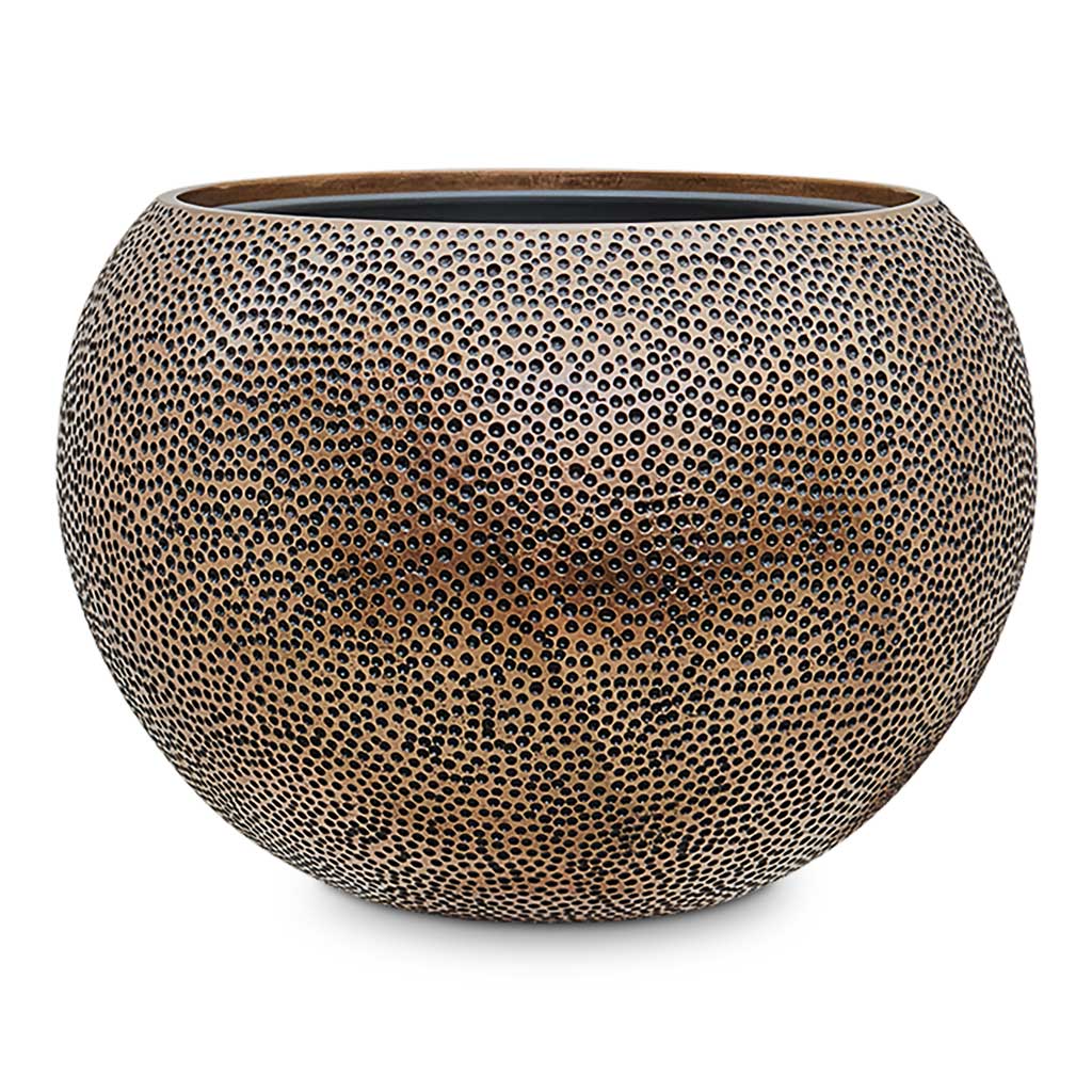 Opus Hit Collection Opus Hit Globe Planter - Gold - Quality Planters | HORTOLOGY