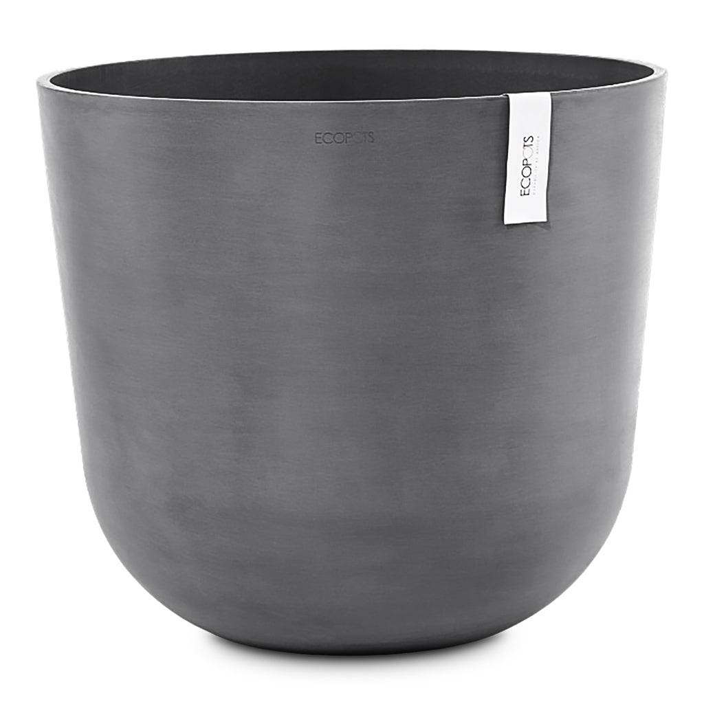 Oslo Cylinder Planter Grey 55x48cm