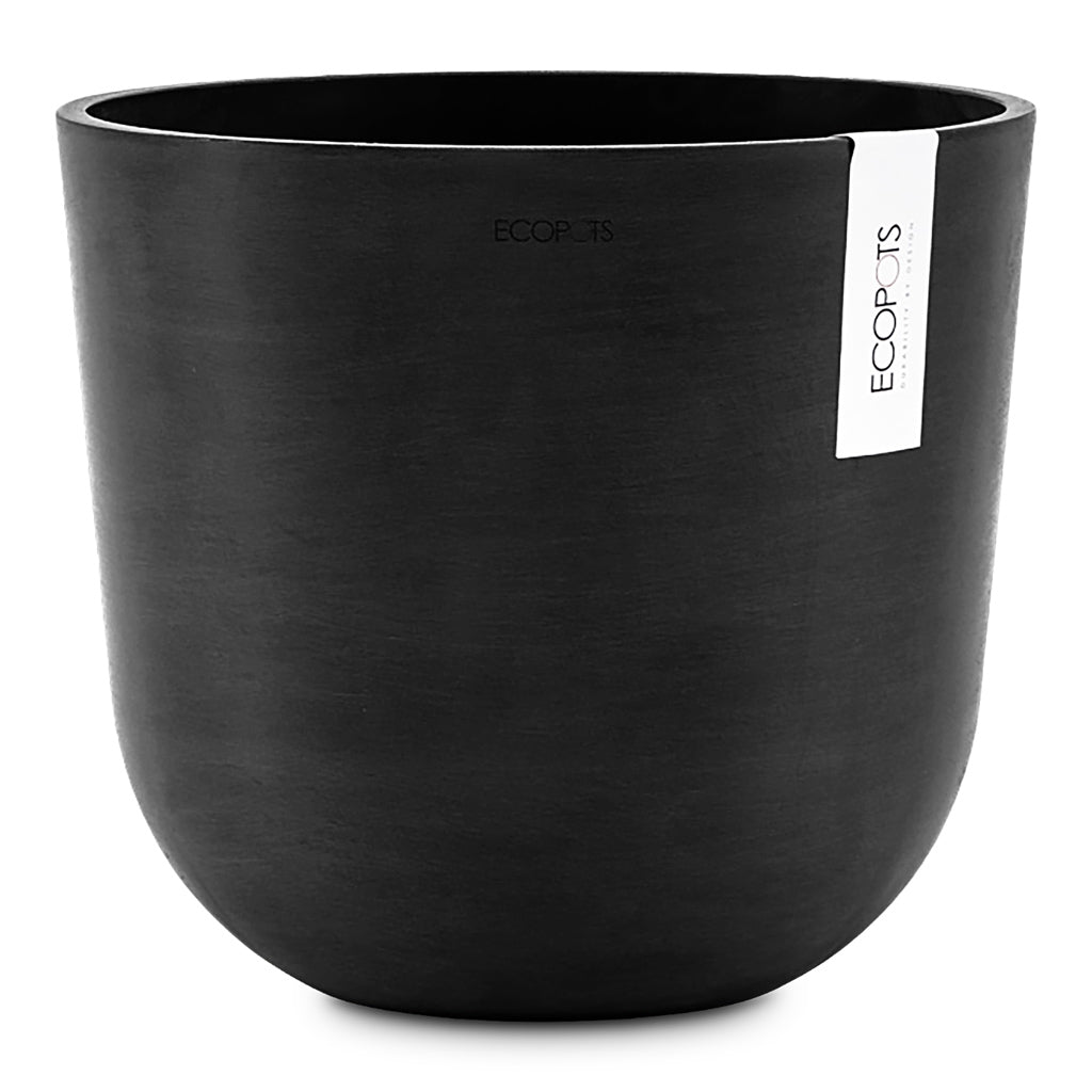 Oslo Cylinder Planter Slate 25x22cm