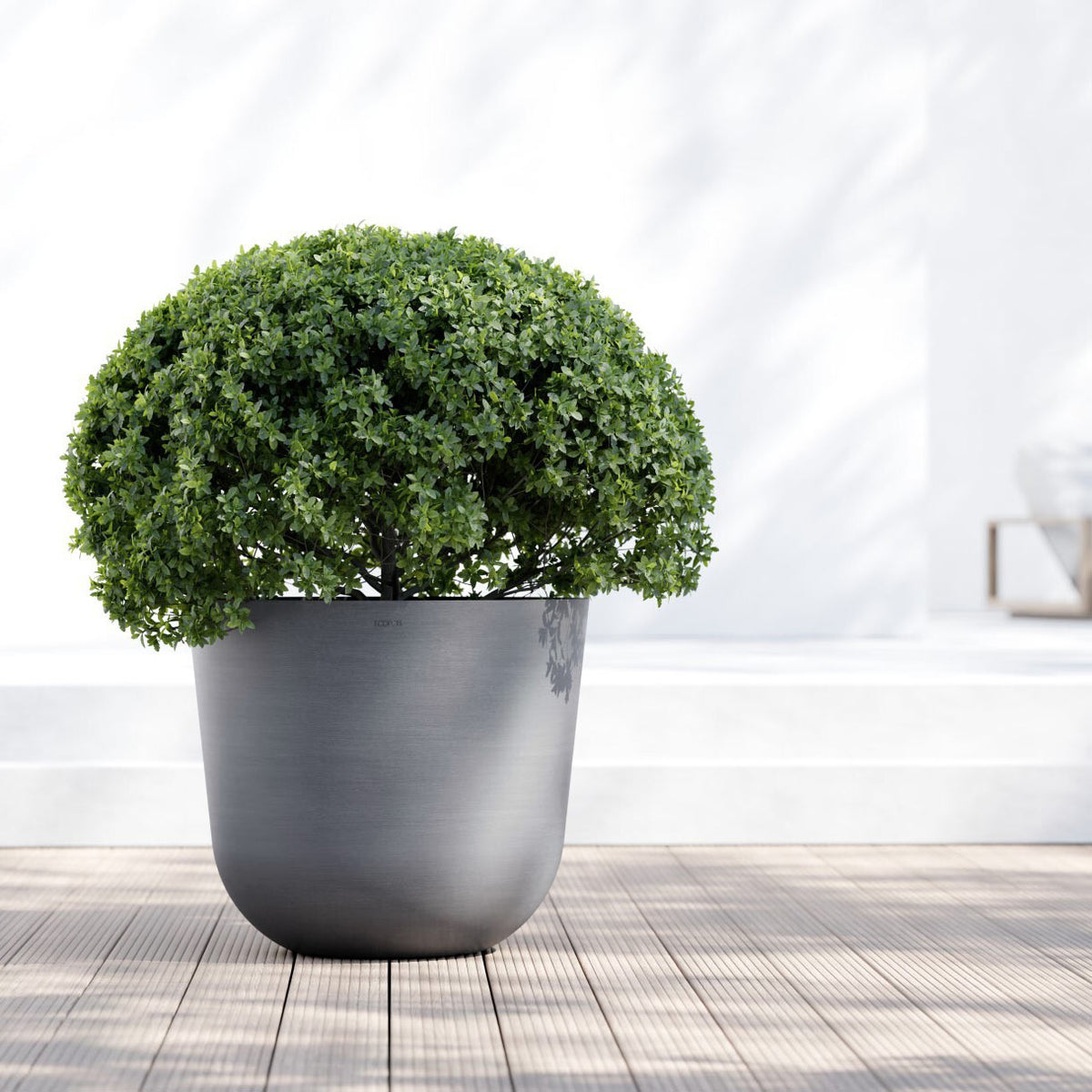 EcoPots Oslo - Grey Recycled Planter XXL