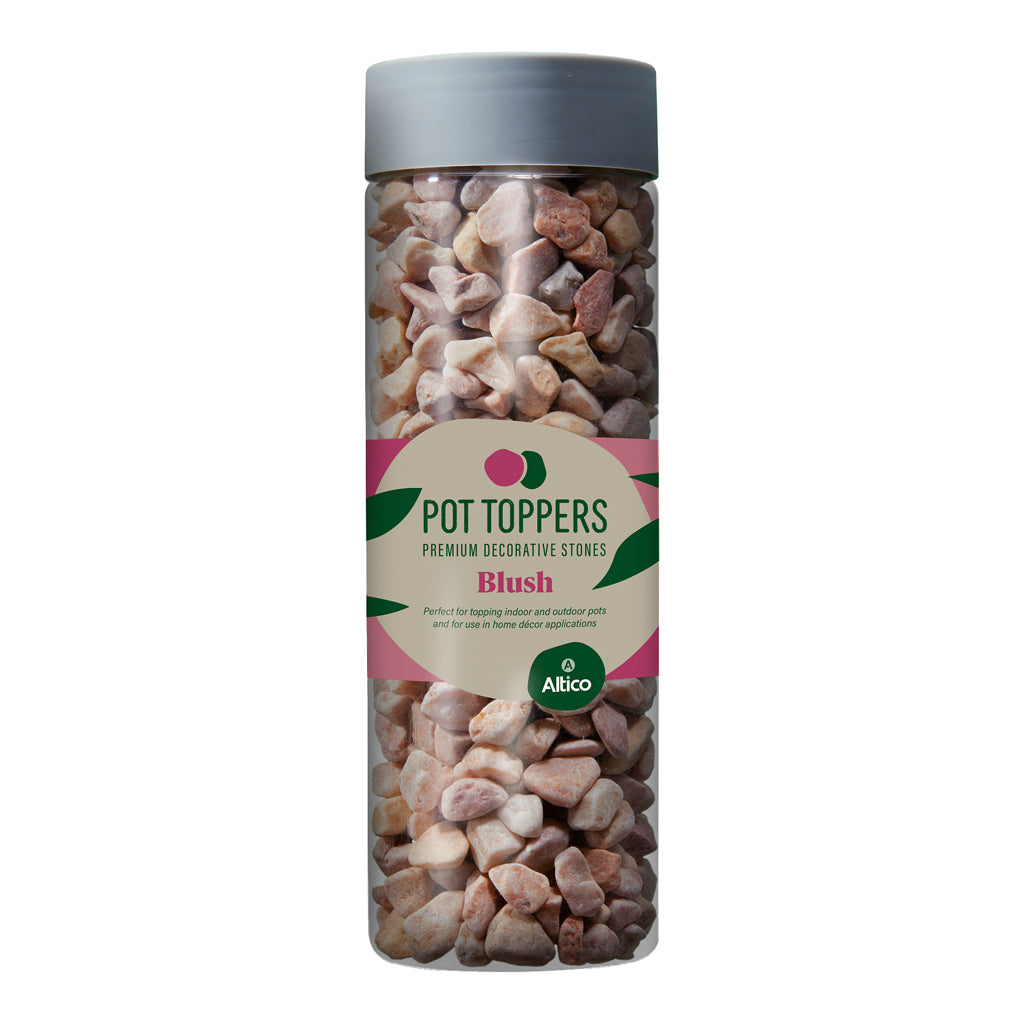 Pebble Pot Topper Jar Blush Premium Decorative Stones