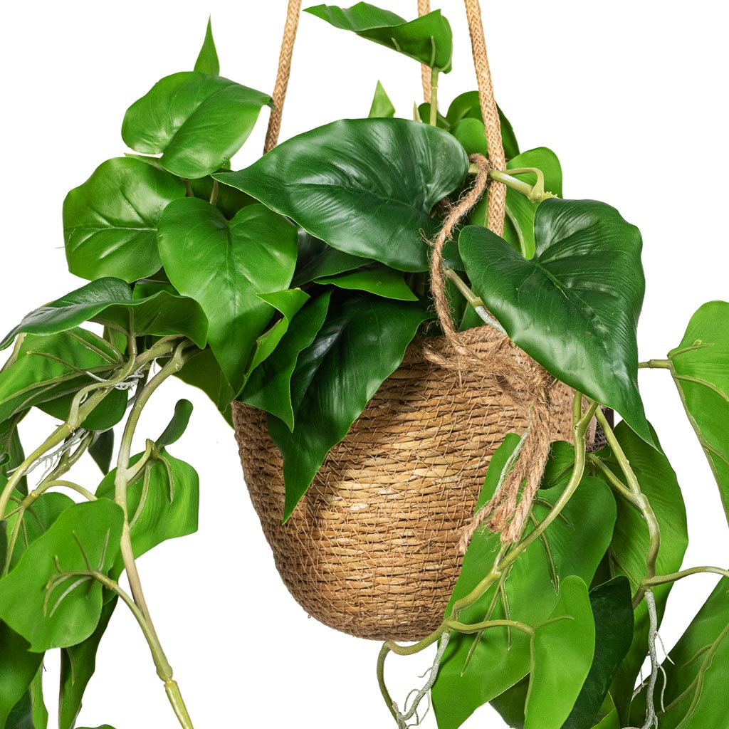 Igmar Hanging Plant Basket - Natural - 19 x 17cm