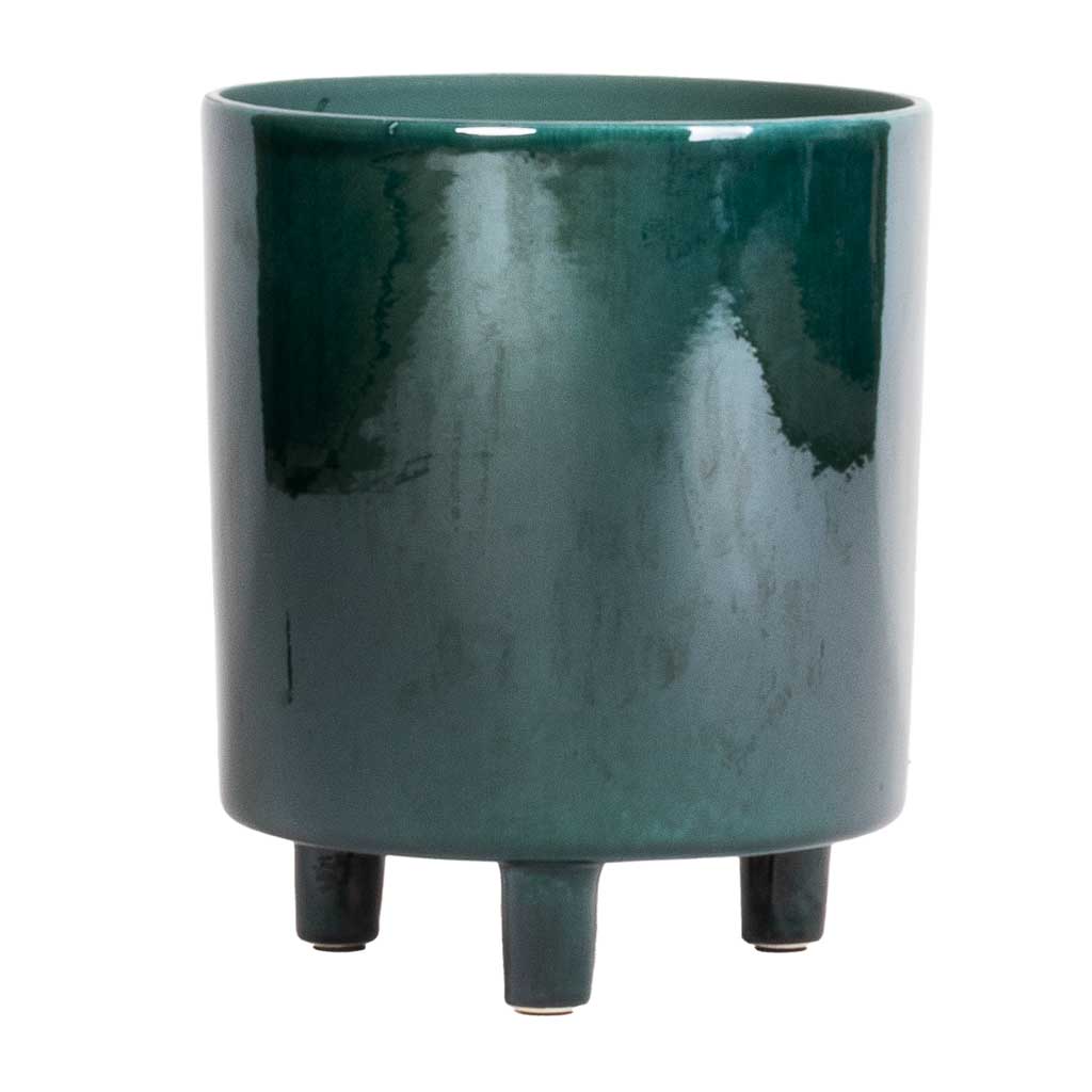 Pisa Plant Pot - Emerald - 16 x 19cm