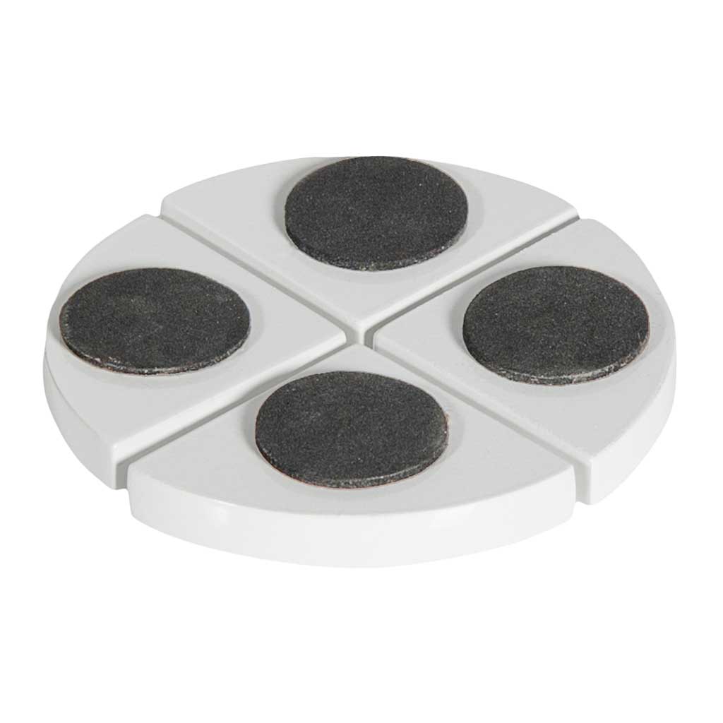 white plant pot feet Plant Pot Feet - Set of 4 - Glossy White | Hortology