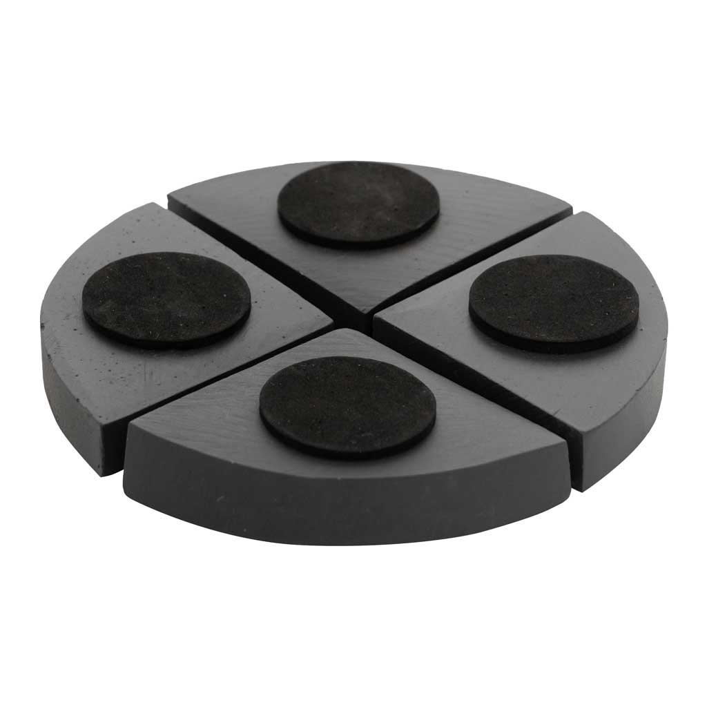 rubber plant pot feet Plant Pot Feet - Set of 4 - Volcano Black | Hortology