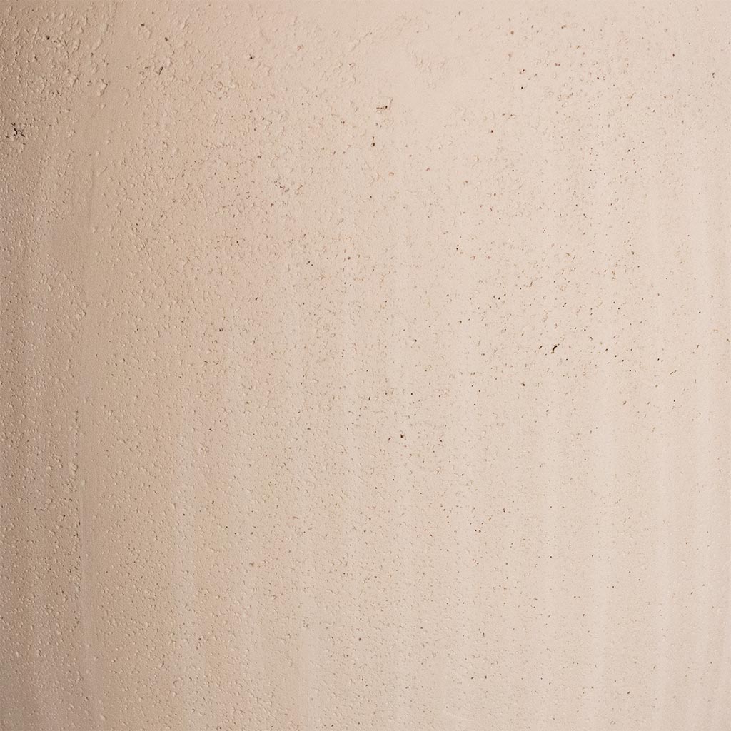 Polystone Coated Plain Balloon Planter - Natural Swatch