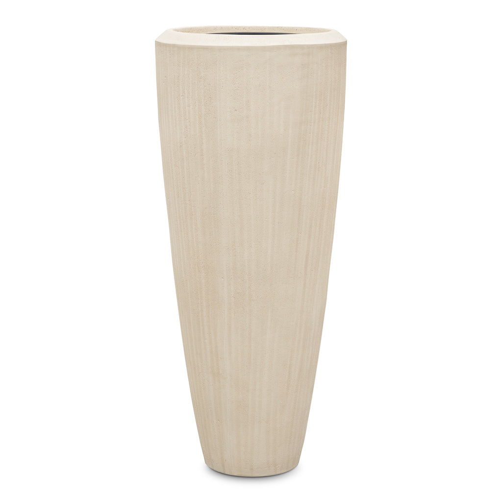 Polystone Plain Partner Planter Natural 50x120cm 2