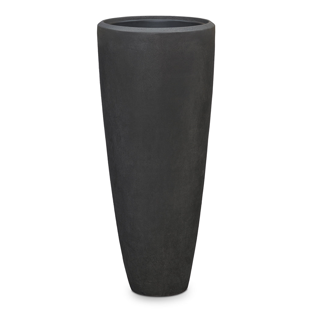 Polystone Plain Partner Planter Smoke 50x120cm