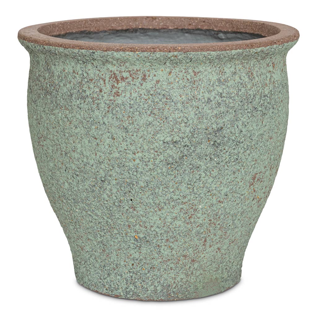 Poseidon Mediterranean Planter Rustic Green 42x38cm