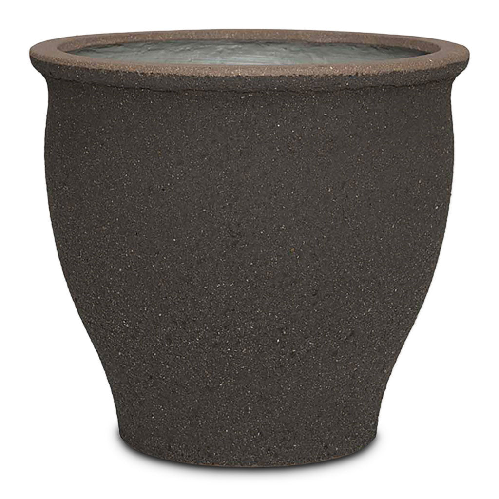 Poseidon Mediterranean Planter Umber Brown 52x47cm