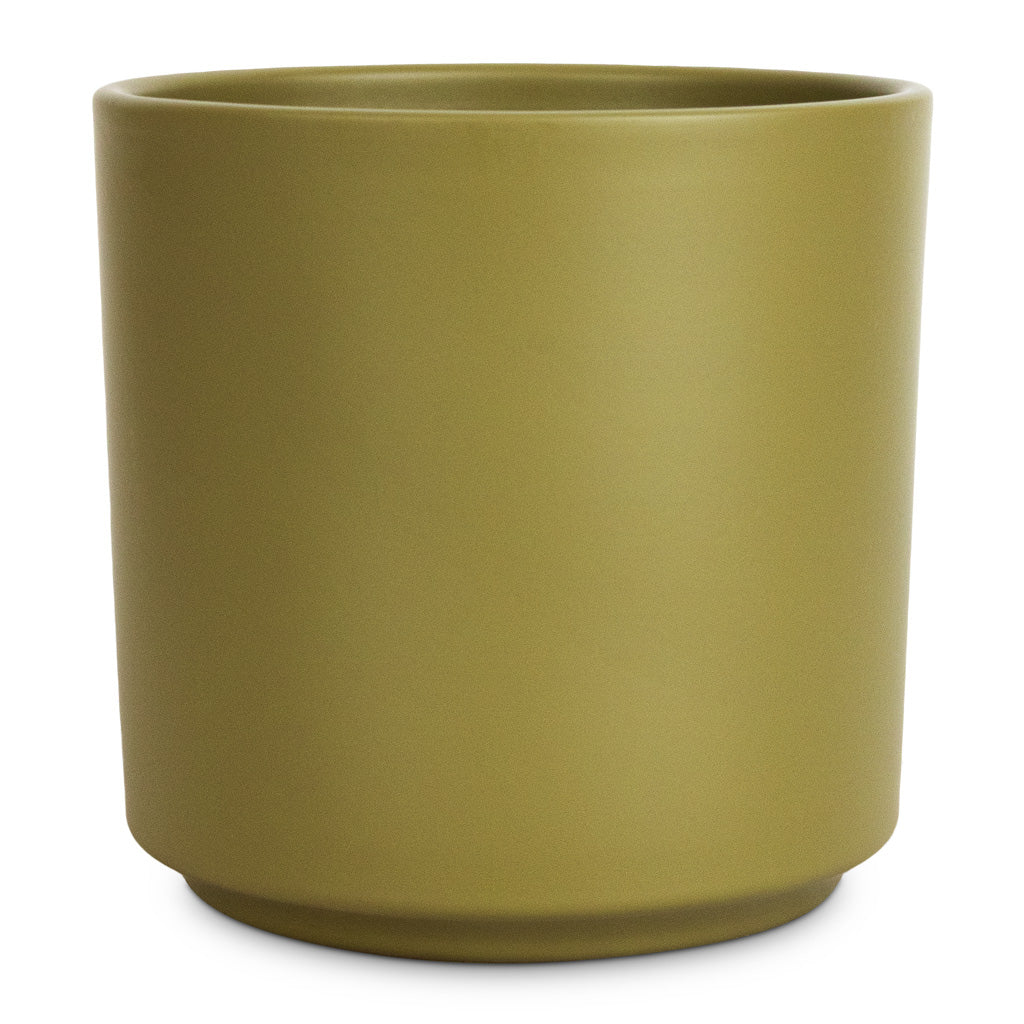 Prague Plant Pot - Olive - Small