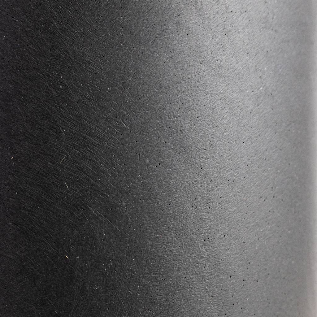 Puk Natural Planter - Matt Black