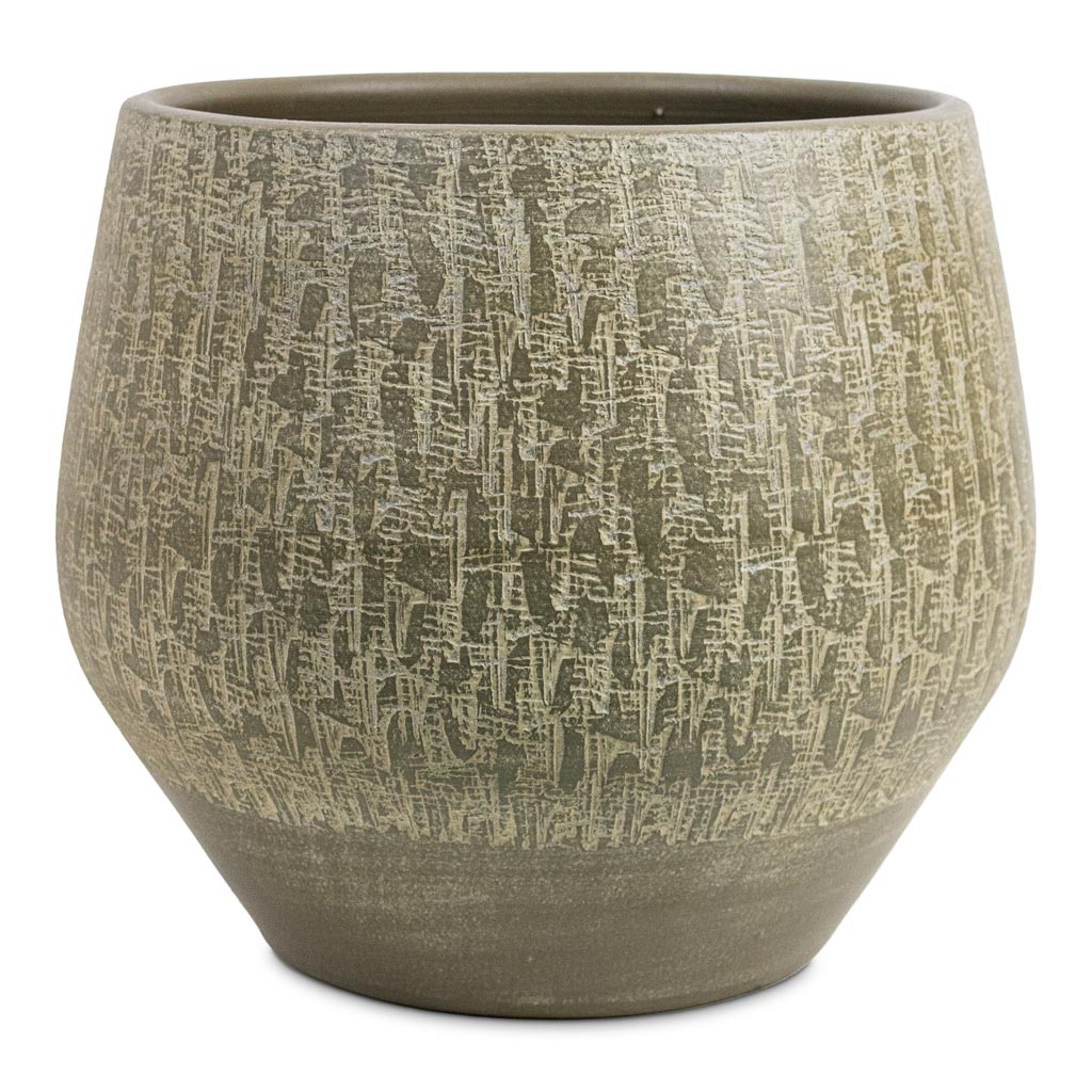 Rafael Plant Pot - Olive - Quality Plant Pots | HORTOLOGY