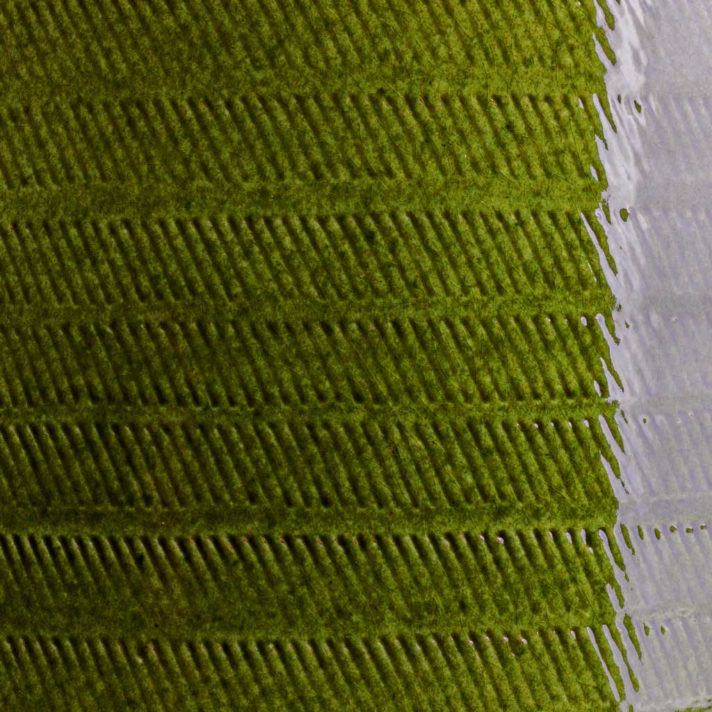 Remi Plant Pot - Green Surface Texture