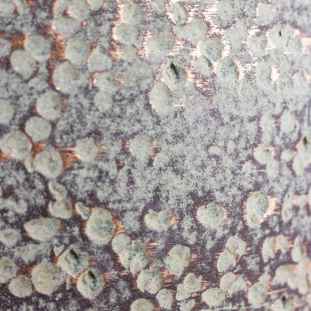 Rinca Pot Shiny Green Close Up