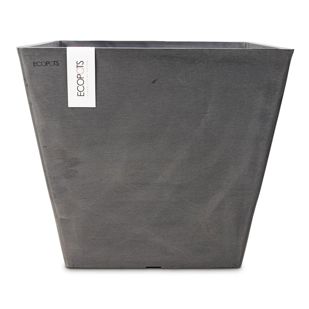 Rotterdam Cube Planter Grey 40x40x35