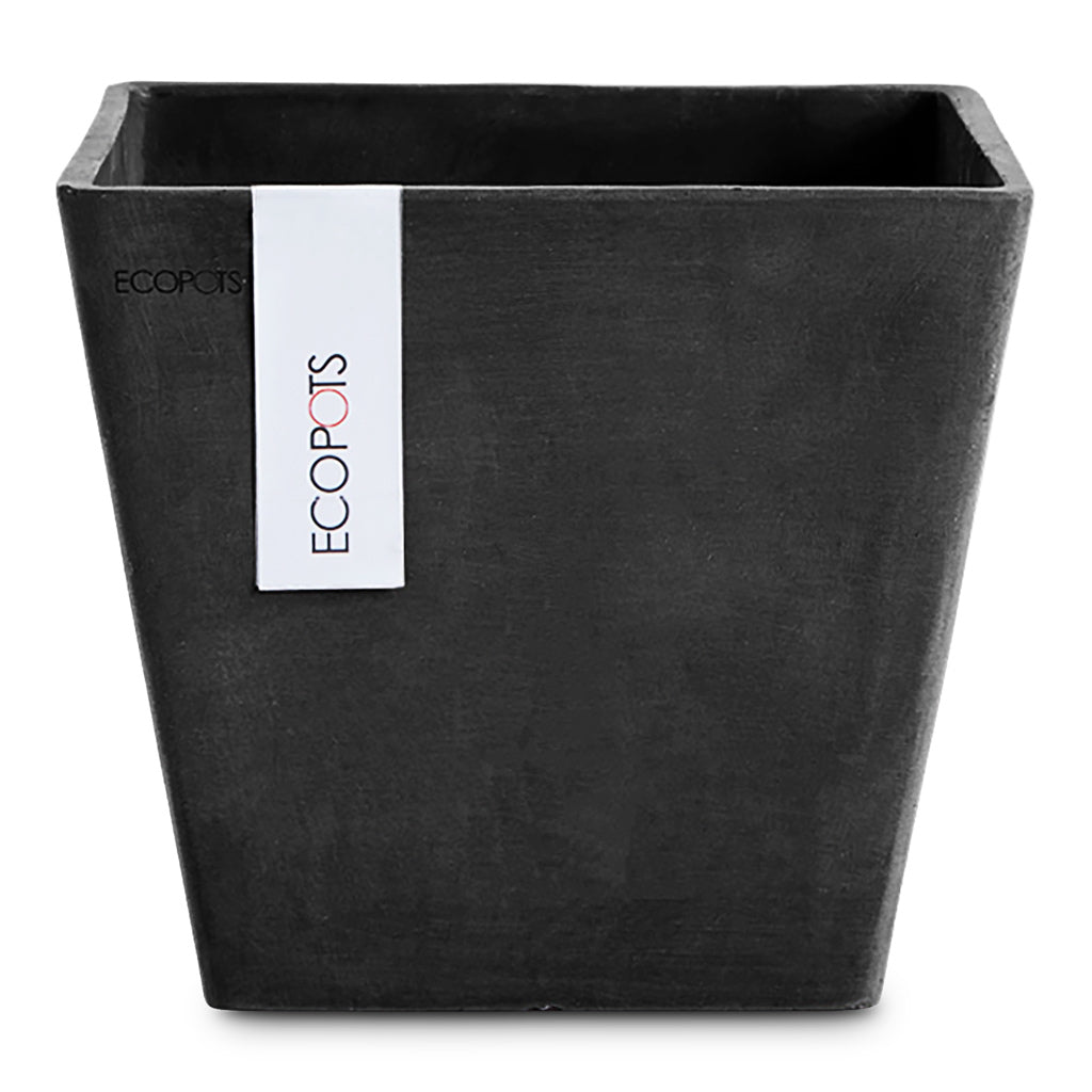 Rotterdam Cube Planter Slate 20x20x18cm