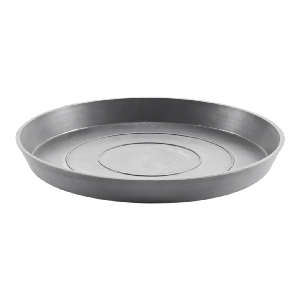 Rounded Plant Pot Saucer Grey 37x4cm