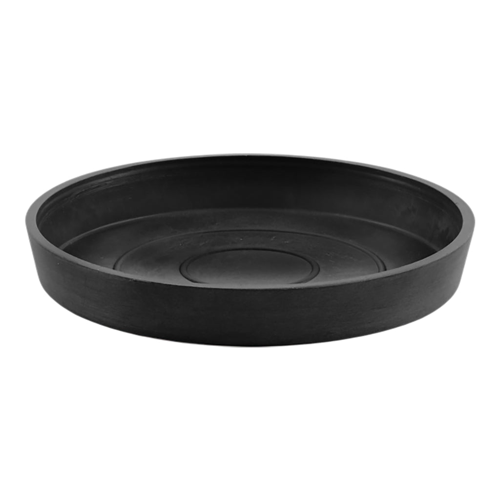 Rounded Plant Pot Saucer Slate 18x3cm
