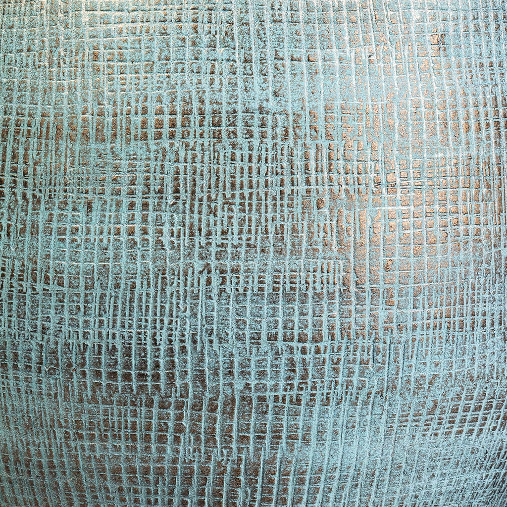 Fay Plant Pot - Blue Gold Surface Texture