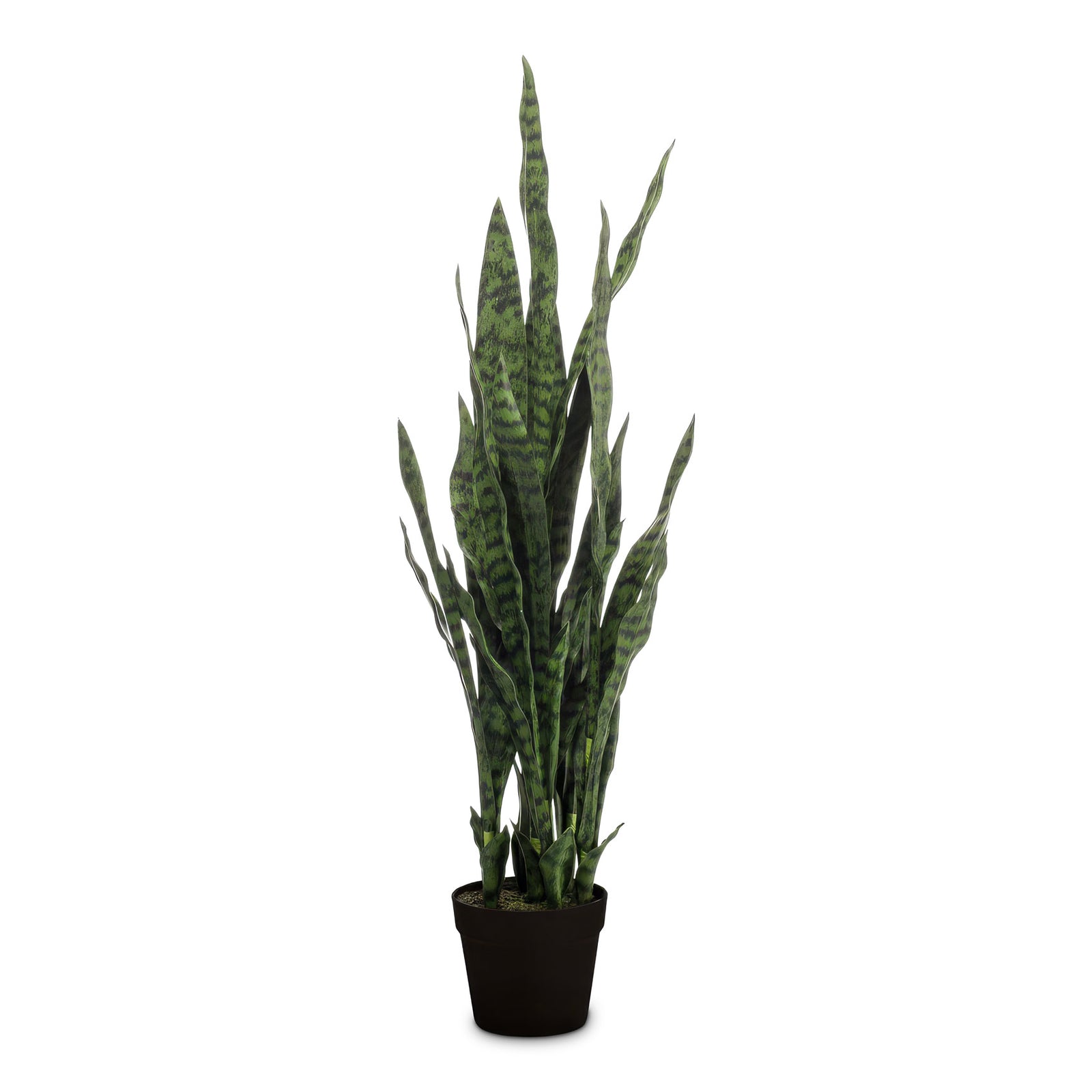 Sansevieria zeylanica Snake Plant Potted Artificial 95cm House Plant In Leaf Pot Green 20x18cm