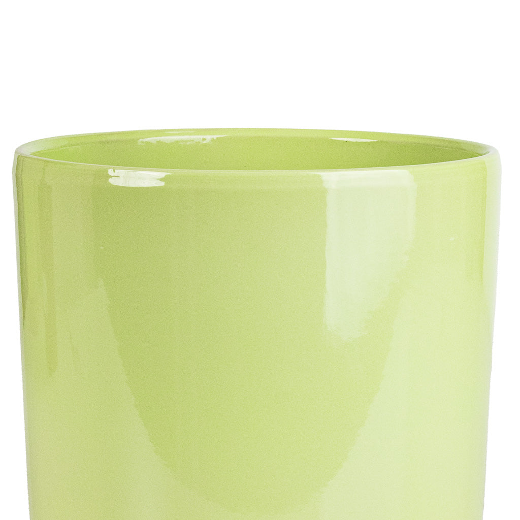 Saske Pot Pastel Green Close Up