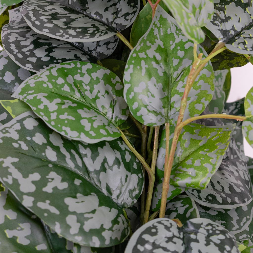 Satin Pothos Hanging Bush Artificial Green Grey - 180cm
