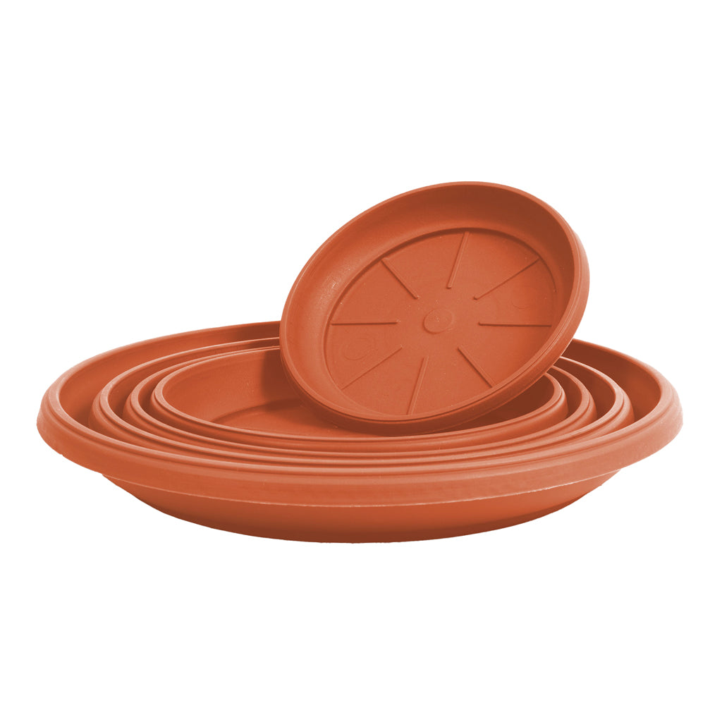 Houseplant Pot Saucer - Terracotta - Grouped