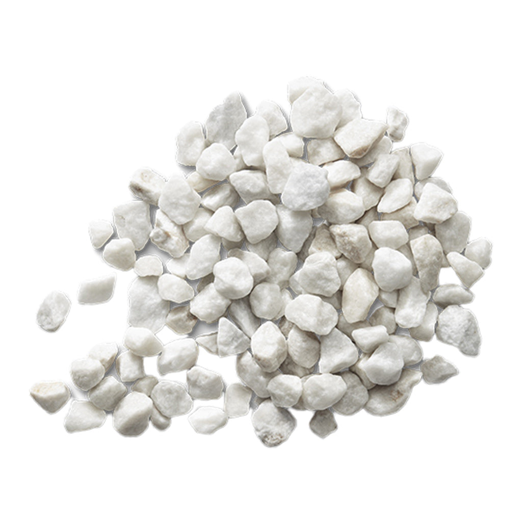 Stone Plant Pot Topper - Snowfall - Premium Decorative Stones