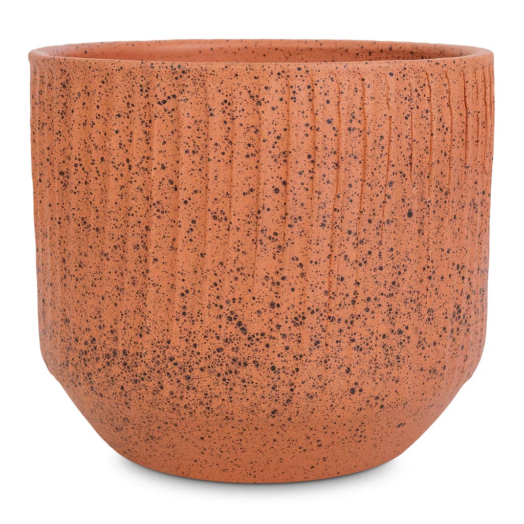 Solento Plant Pot - Terracotta Speckle - Small