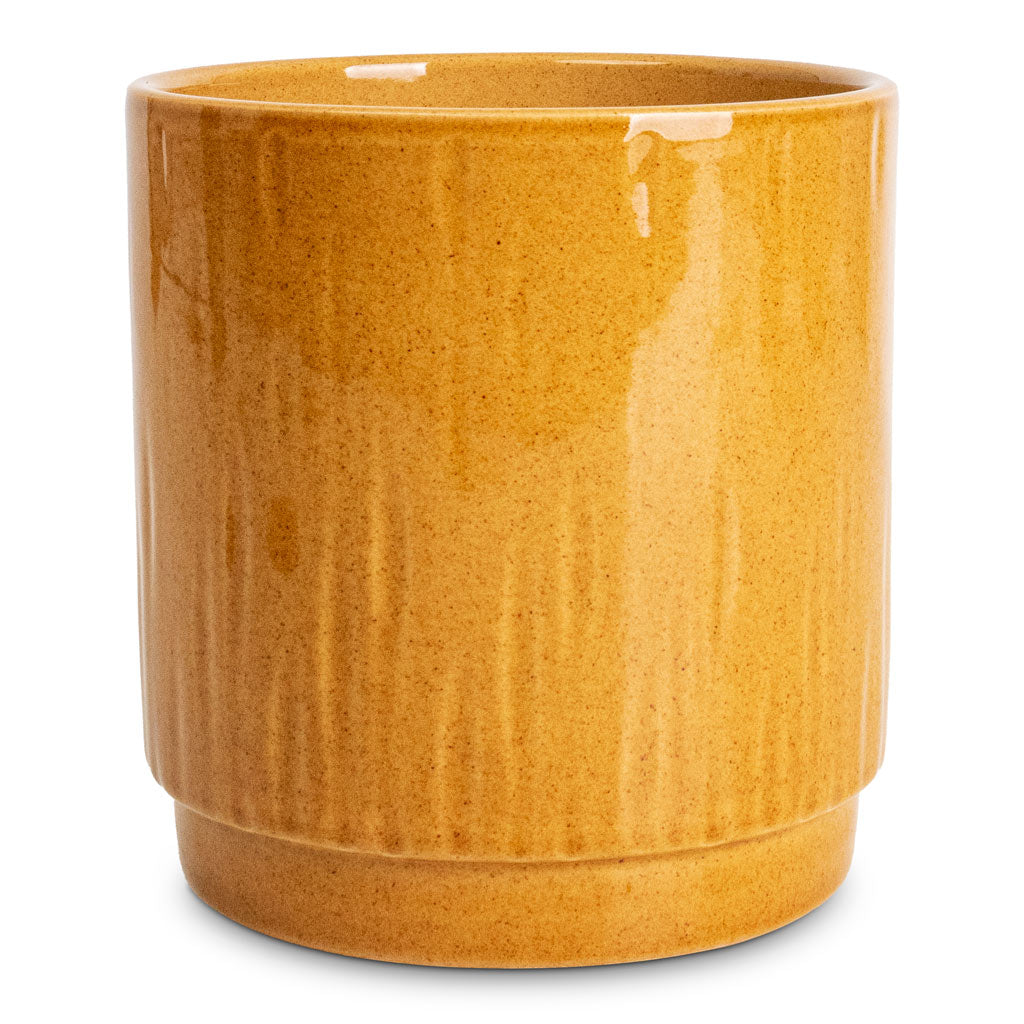 Stella Pot Mustard - 13x14cm