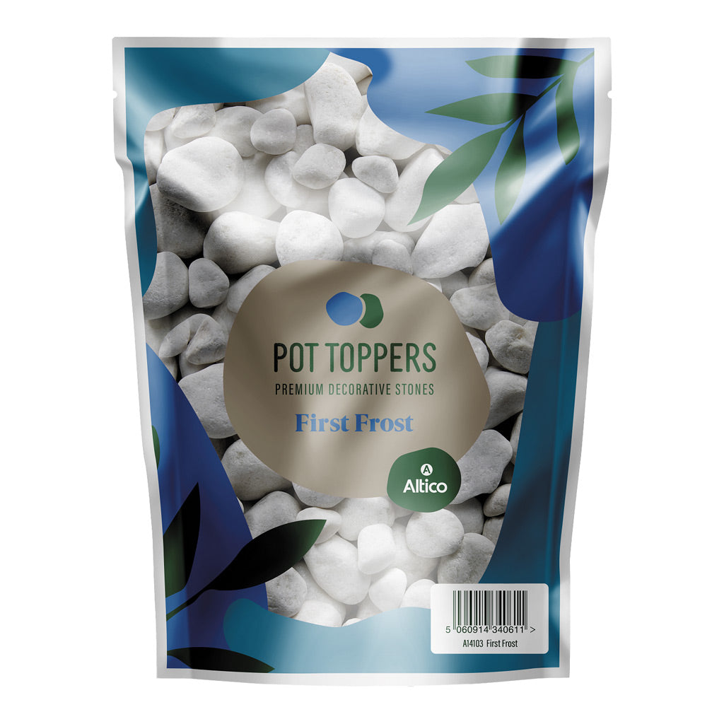 Stone Pot Topper Pouch First Frost Premium Decorative Stones